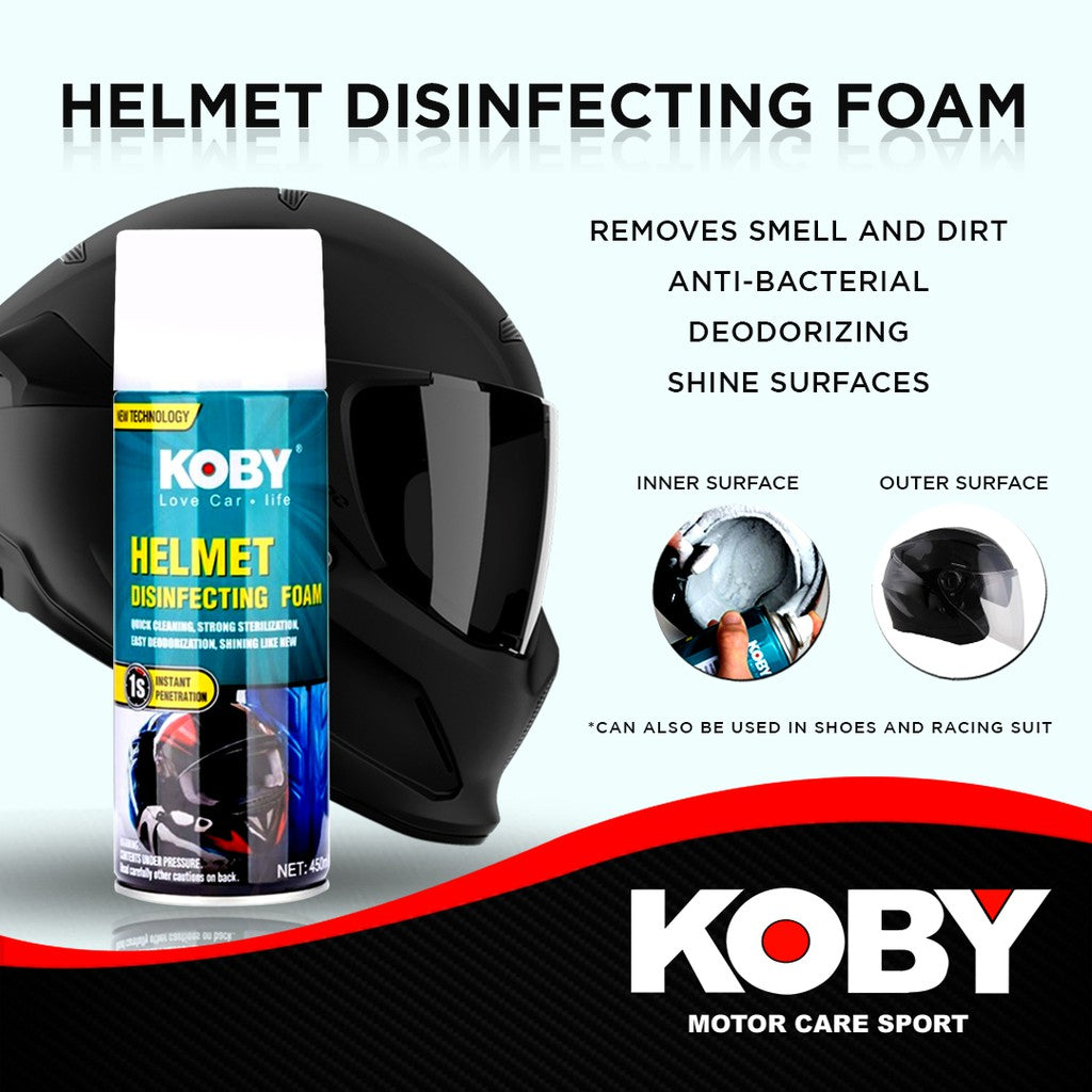 Koby Helmet Disinfectant Sanitizer Foam 450ml