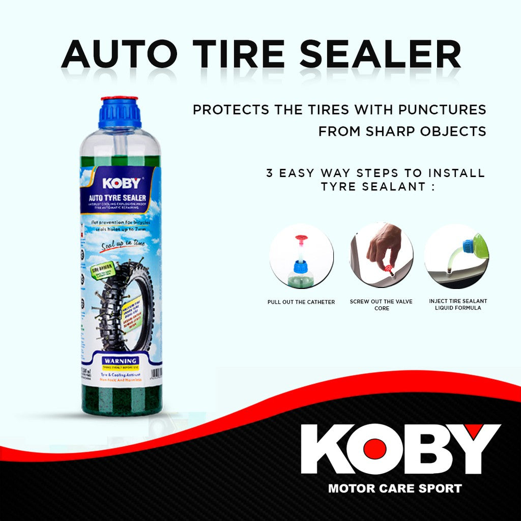 Koby Tire Sealant Anti Flat Motorcycle Tyre