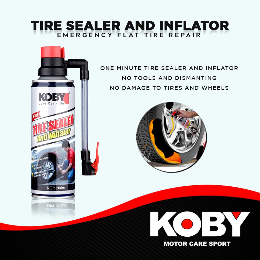 Koby Tire Inflator and Sealant Premium Quality 450ml