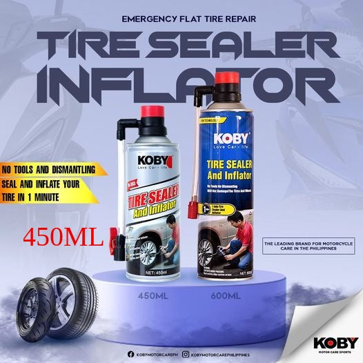 Koby Tire Sealer and Inflator Premium Quality