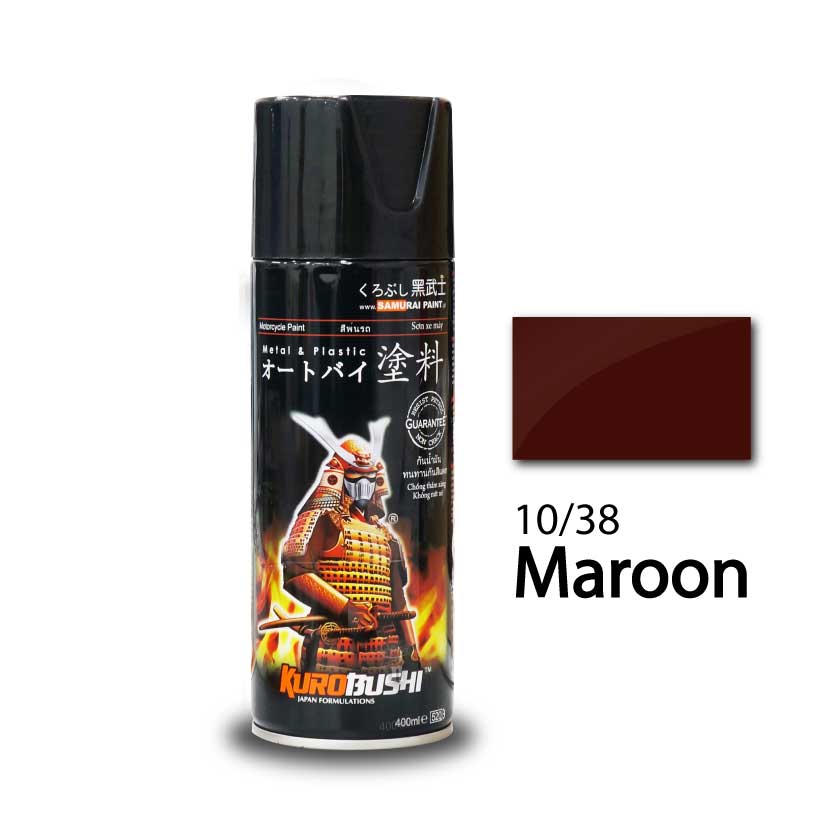 10/38 MAROON SAMURAI PAINT 400ML MALAYSIA (SPPAS010/38MAROON)