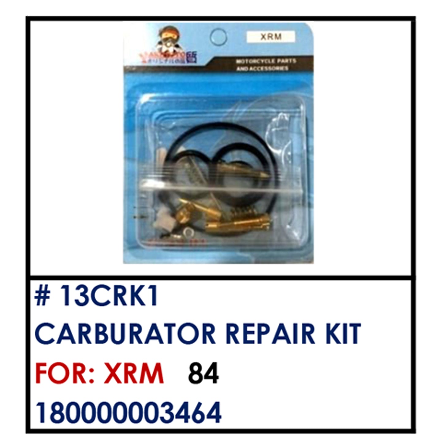 CARBURATOR REP. KIT (13CRK1) - XRM | YAKIMOTO - BESTPARTS.PH