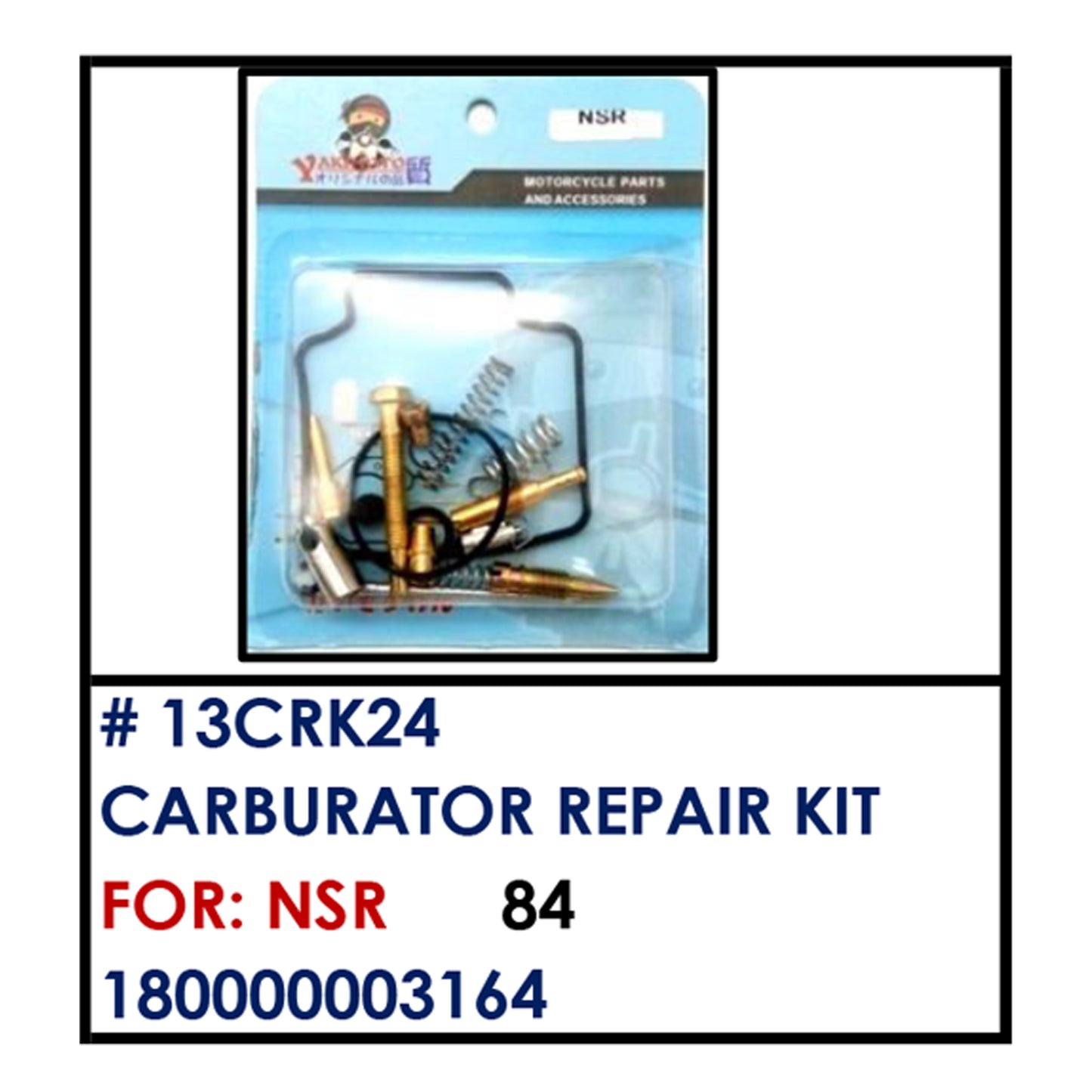 CARBURATOR REP. KIT (13CRK24) - NSR | YAKIMOTO - BESTPARTS.PH