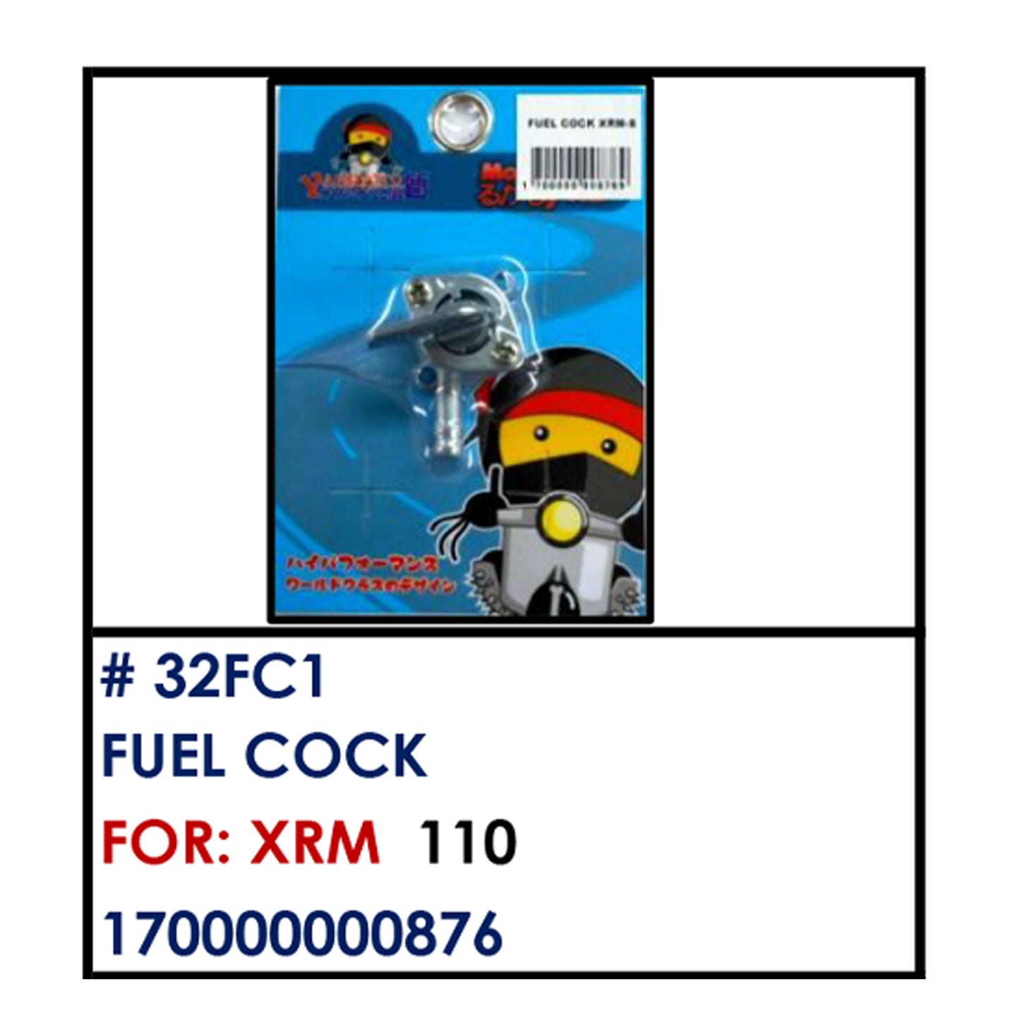 FUEL COCK (32FC1) - XRM | YAKIMOTO - BESTPARTS.PH