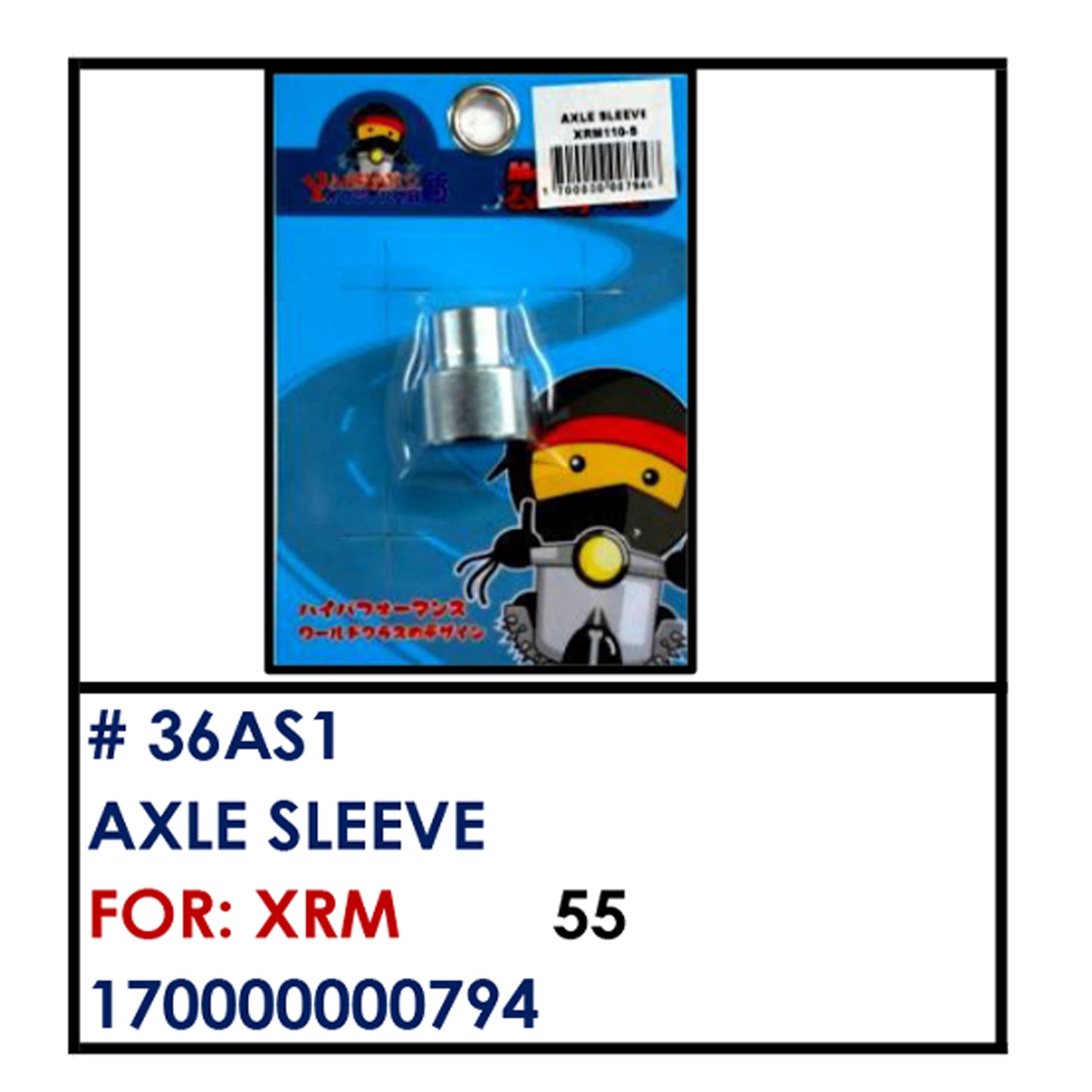 AXLE SLEEVE (36AS1) - XRM | YAKIMOTO - BESTPARTS.PH