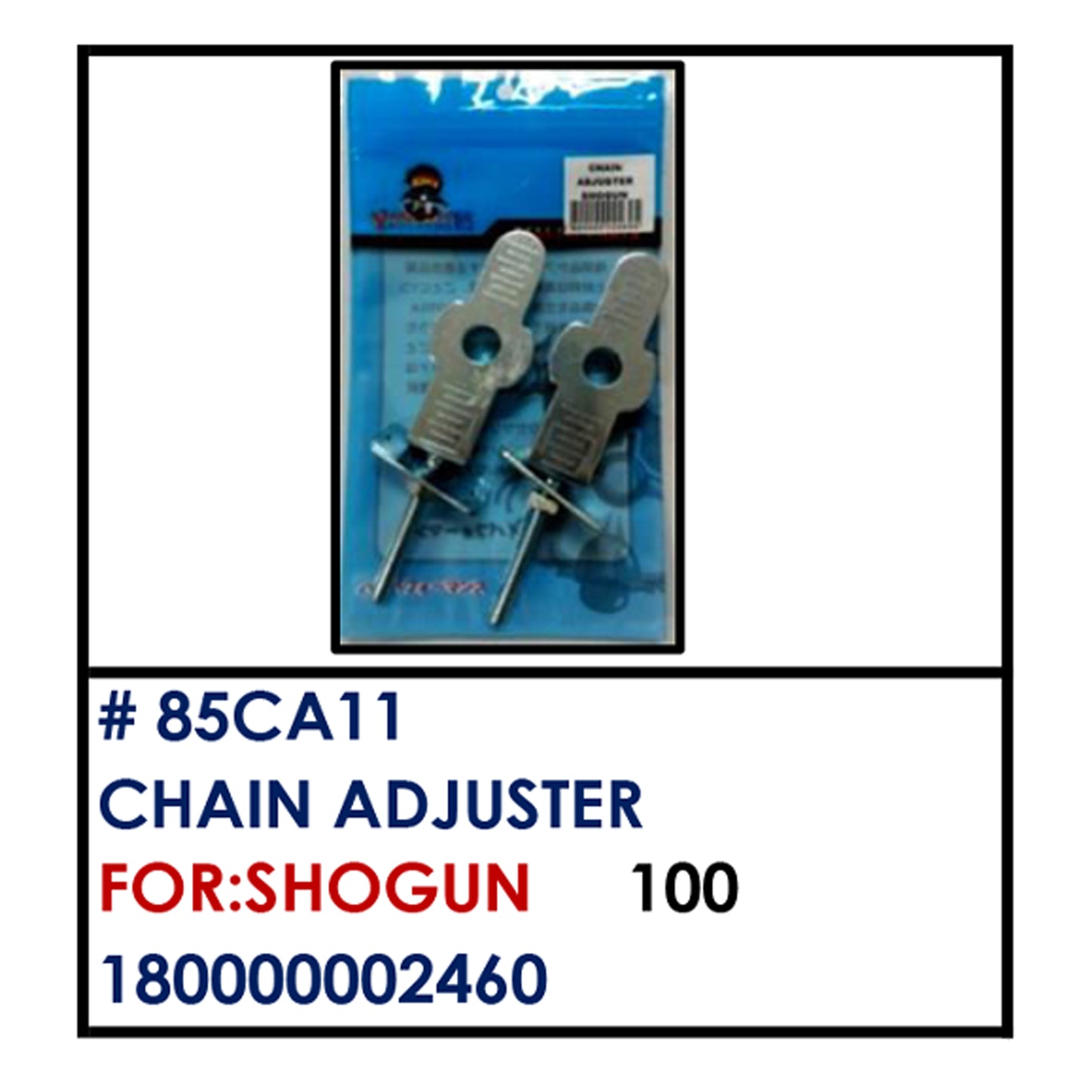 CHAIN ADJUSTER (85CA11) - SHOGUN | YAKIMOTO - BESTPARTS.PH