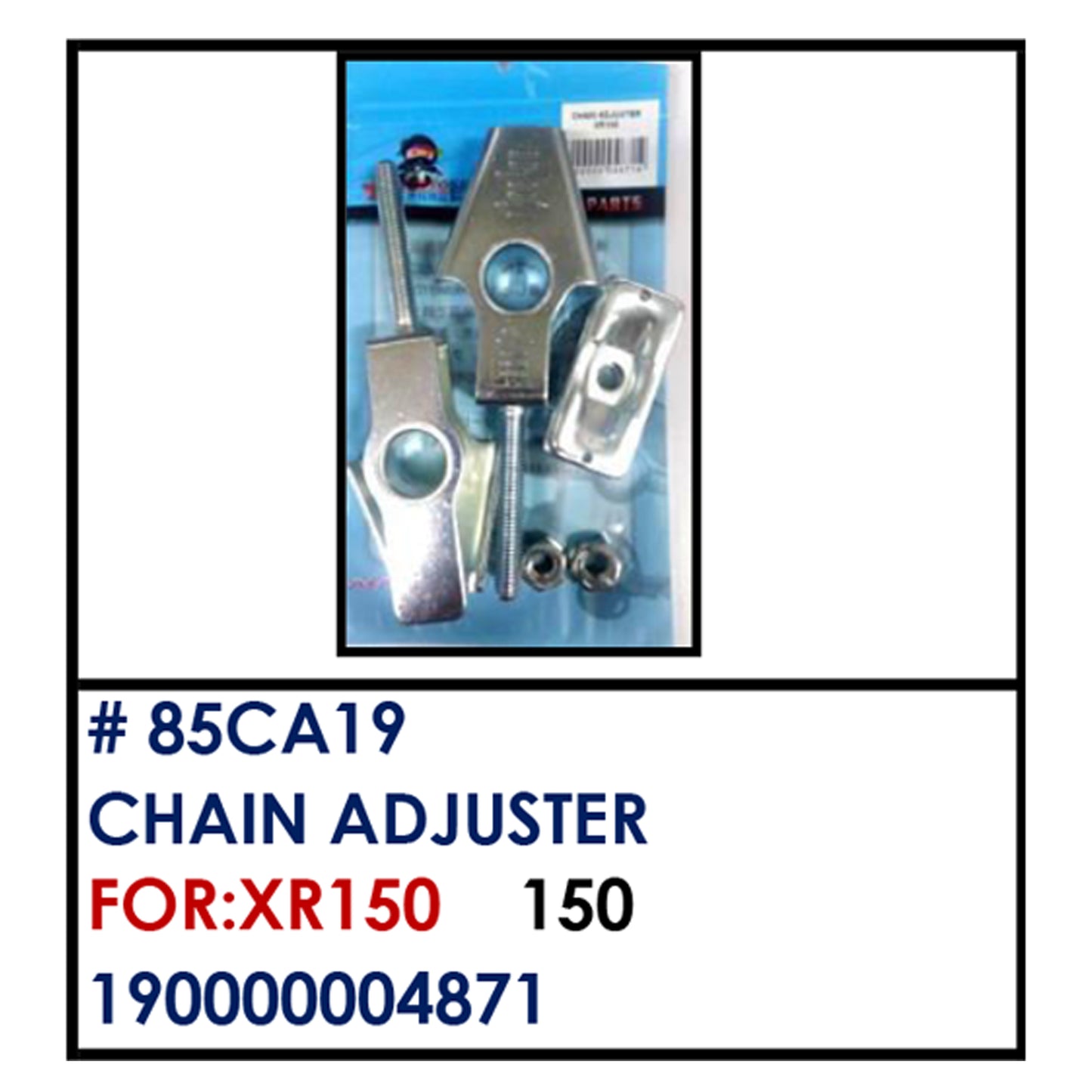 CHAIN ADJUSTER (85CA19) - XR150 | YAKIMOTO - BESTPARTS.PH