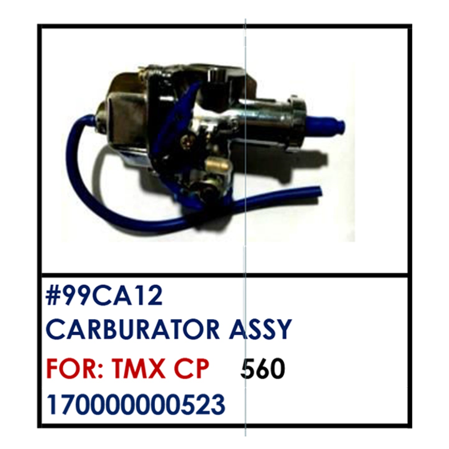 CARBURATOR ASSY (99CA12) - TMX CP | YAKIMOTO - BESTPARTS.PH