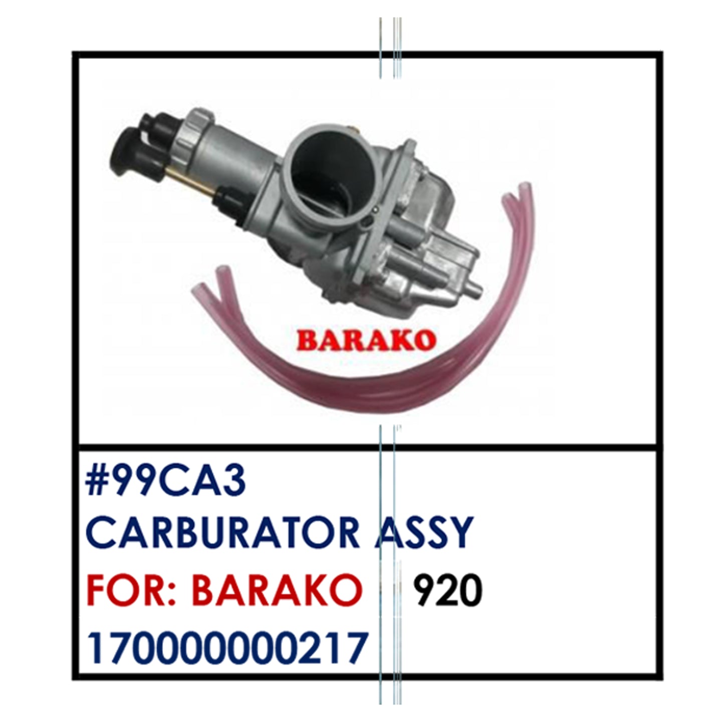 CARBURATOR ASSY (99CA3) - BARAKO | YAKIMOTO - BESTPARTS.PH