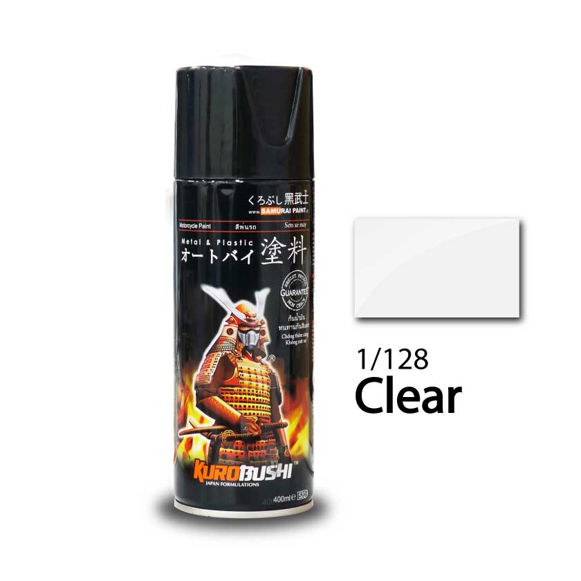 01/128 CLEAR SAMURAI PAINT 400ML MALAYSIA (SPPAS001/128CLEAR)