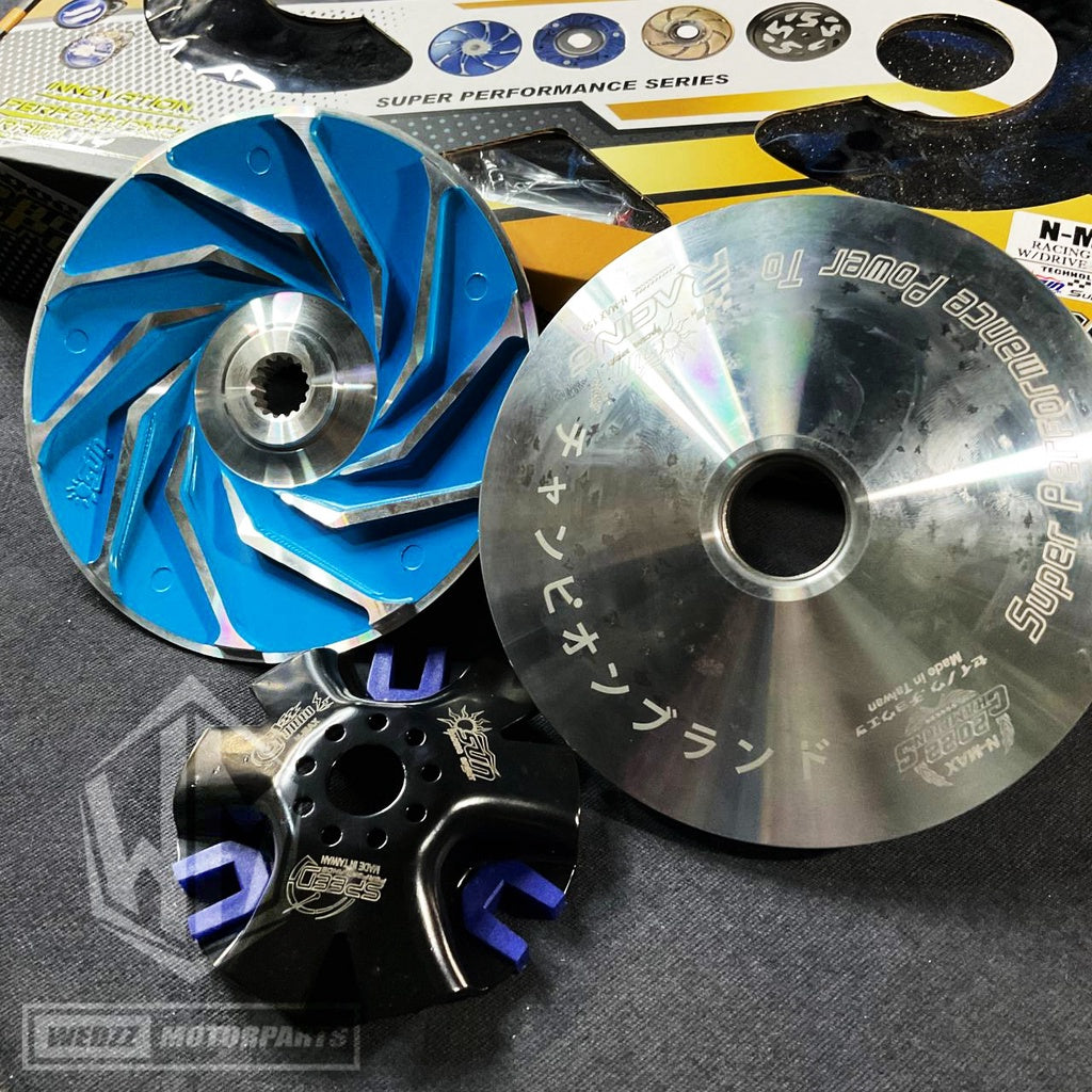 SUN RACING CVT PULLEY SET (MIO/MIO SOUL I 125/ M3 / CLICK / NMAX)