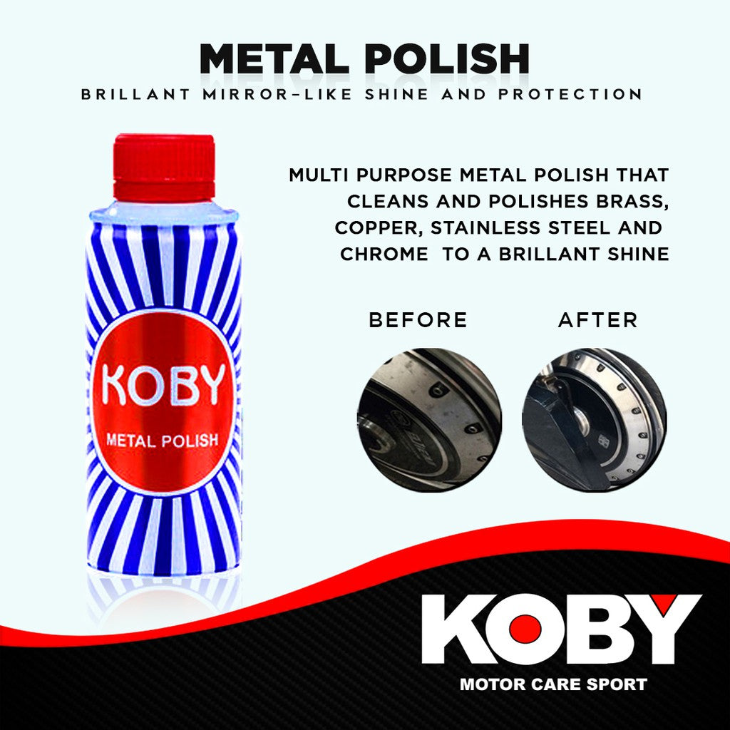 KOBY Metal Polish 200ml High Quality