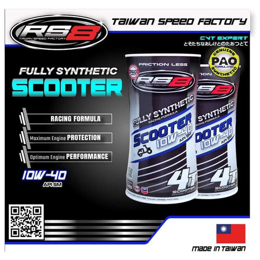 RS8 Scooter 4T Engine Oil 10W-40 API SM - BESTPARTS.PH