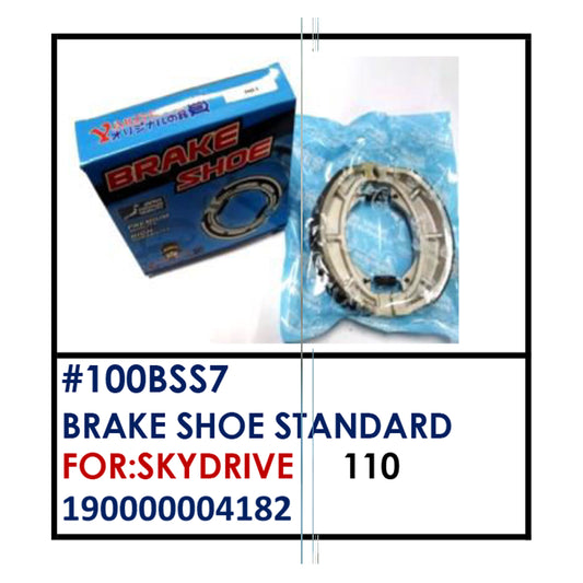 BRAKE SHOE STANDARD (100BSS7) - SKYDRIVE | YAKIMOTO - BESTPARTS.PH