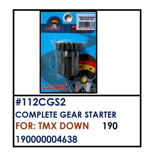 COMPLETE GEAR STARTER (112CGS2) - TMX DOWN | YAKIMOTO - BESTPARTS.PH