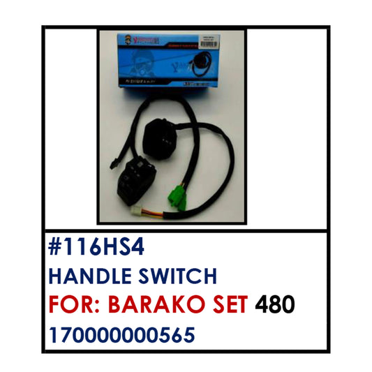 HANDLE SWITCH (116HS4) - BARAKO SET | YAKIMOTO - BESTPARTS.PH