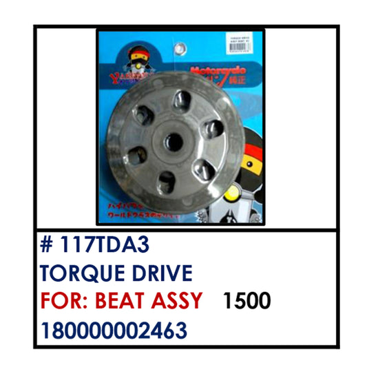 TORQUE DRIVE ASSY (117TDA3) - BEAT ASSY | YAKIMOTO - BESTPARTS.PH