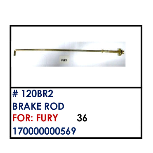 BRAKE ROD (120BR2) - FURY | YAKIMOTO - BESTPARTS.PH