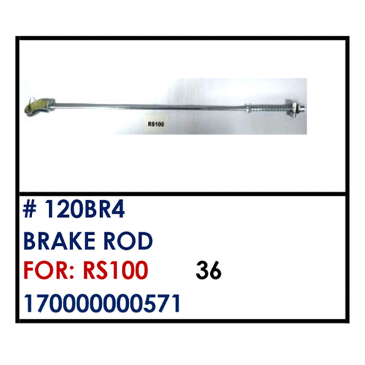 BRAKE ROD (120BR4) - RS100 | YAKIMOTO - BESTPARTS.PH