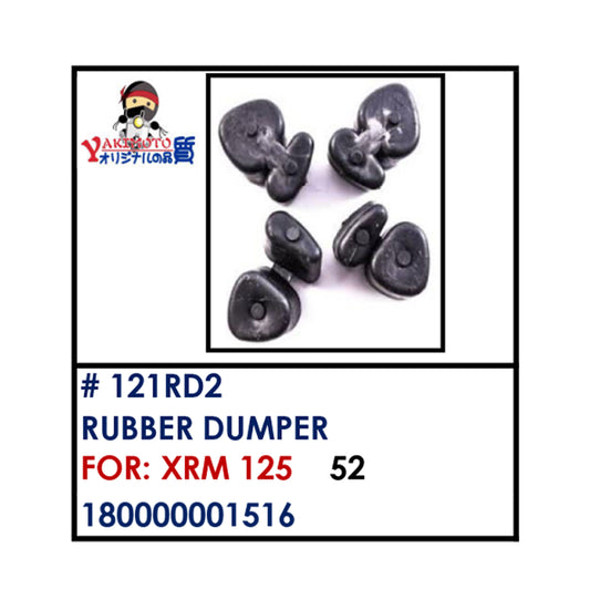 RUBBER DUMPER (121RD2) - XRM 125 | YAKIMOTO - BESTPARTS.PH
