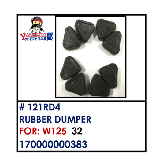 RUBBER DUMPER (121RD4) - W125 | YAKIMOTO - BESTPARTS.PH