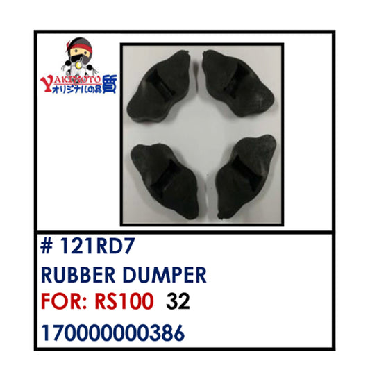 RUBBER DUMPER (121RD7) - RS100 | YAKIMOTO - BESTPARTS.PH