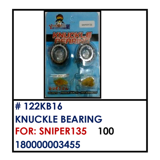 KNUCKLE BEARING (122KB16) - SNIPER 135 | YAKIMOTO - BESTPARTS.PH