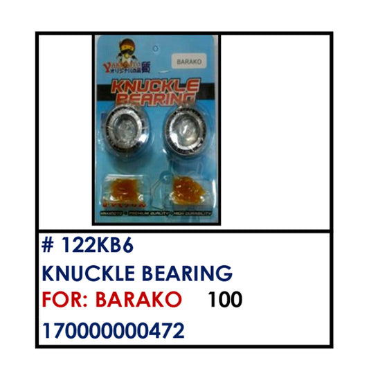 KNUCKLE BEARING (122KB6) - BARAKO | YAKIMOTO - BESTPARTS.PH