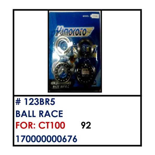 BALL RACE (123BR5) - CT100 | YAKIMOTO - BESTPARTS.PH