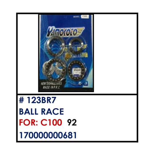BALL RACE (123BR7) - C100 | YAKIMOTO - BESTPARTS.PH