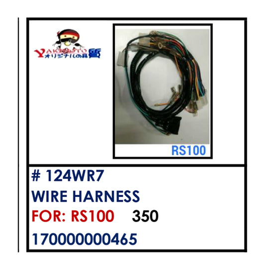 WIRE HARNESS (124WR7) - RS100 | YAKIMOTO - BESTPARTS.PH