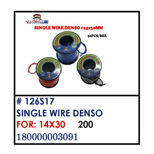 SINGLE WIRE DENSO (126S17) - 14X30 | YAKIMOTO - BESTPARTS.PH