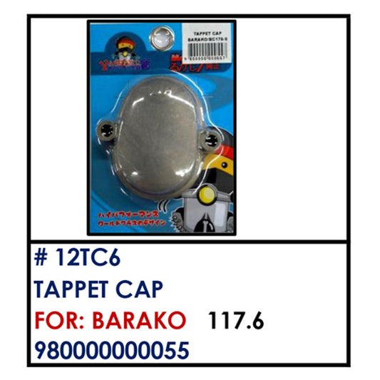 TAPPET CAP (12TC6) - BARAKO | YAKIMOTO - BESTPARTS.PH