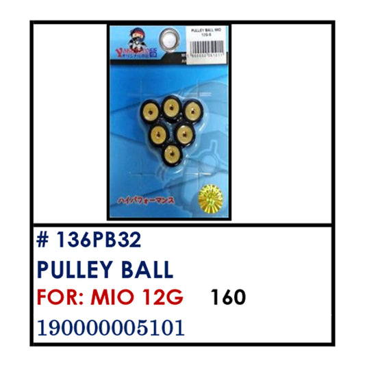 PULLEY BALL (136PB32) - MIO 12G | YAKIMOTO - BESTPARTS.PH