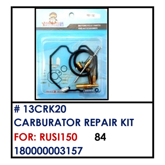 CARBURATOR REP. KIT (13CRK20) - RUSI150 | YAKIMOTO - BESTPARTS.PH