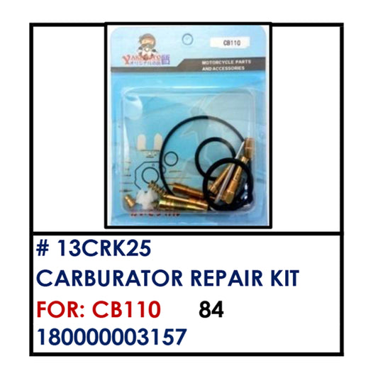 CARBURATOR REP. KIT (13CRK25) - CB110 | YAKIMOTO - BESTPARTS.PH