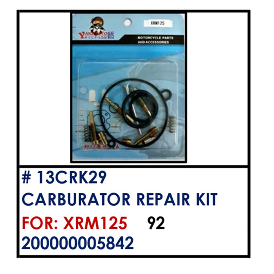 CARBURATOR REP. KIT (13CRK29) - XRM125 | YAKIMOTO - BESTPARTS.PH