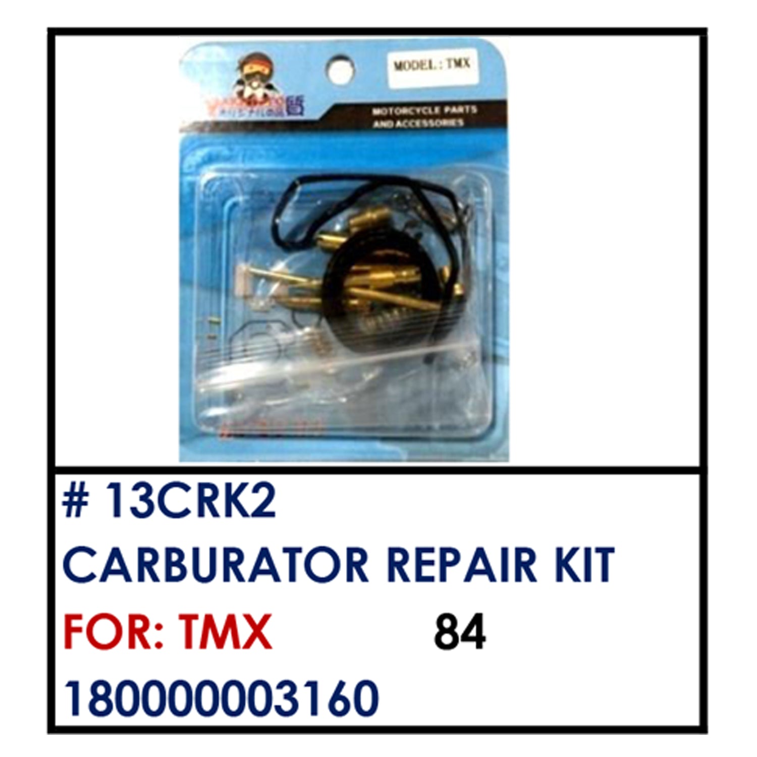 CARBURATOR REP. KIT (13CRK2) - TMX | YAKIMOTO - BESTPARTS.PH