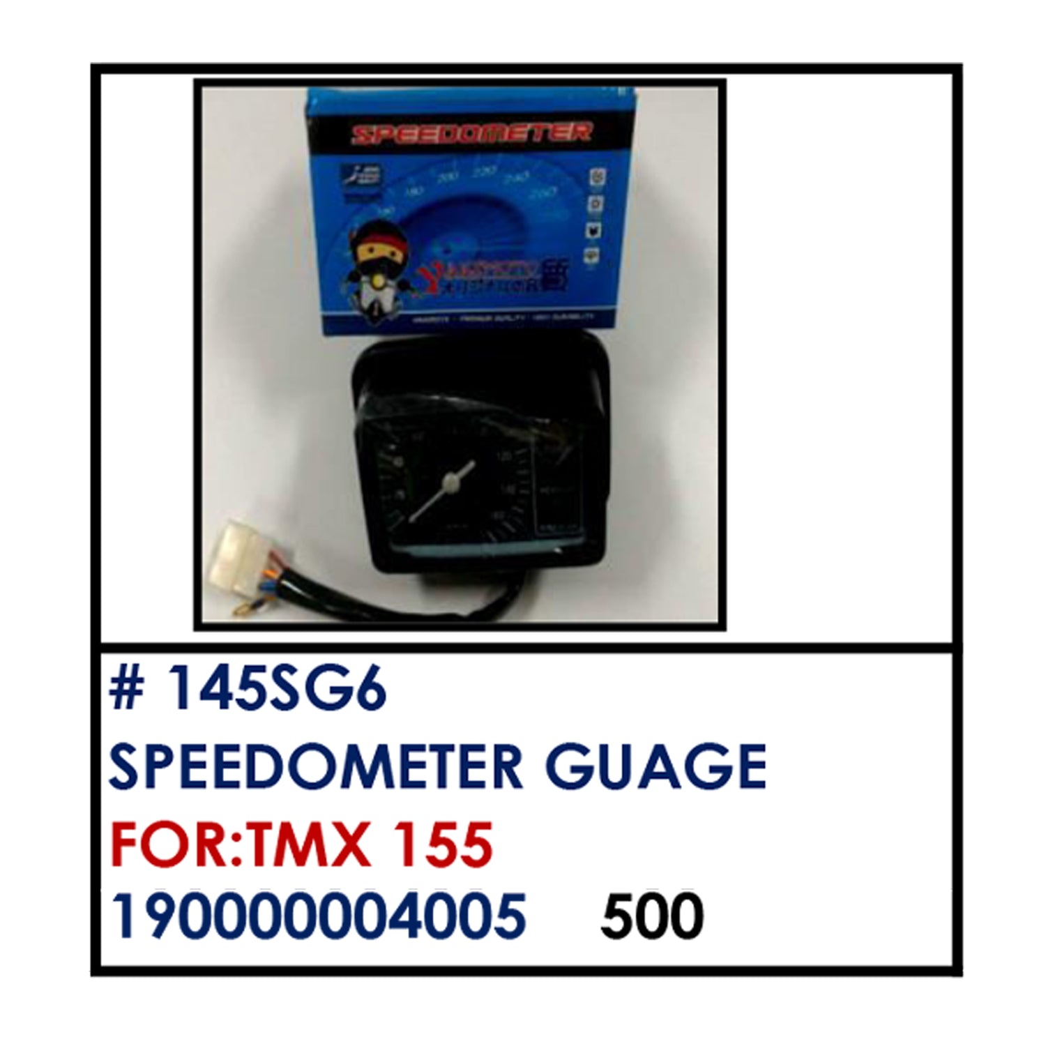 SPEEDOMETER GUAGE (145SG6) - TMX 155 | YAKIMOTO - BESTPARTS.PH