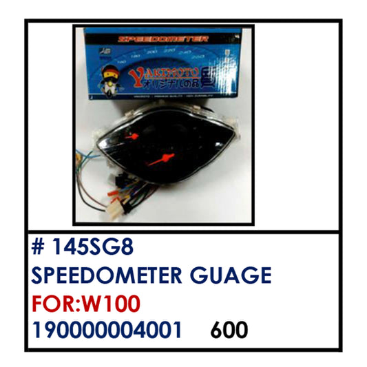SPEEDOMETER GUAGE (145SG8) - W100 | YAKIMOTO - BESTPARTS.PH
