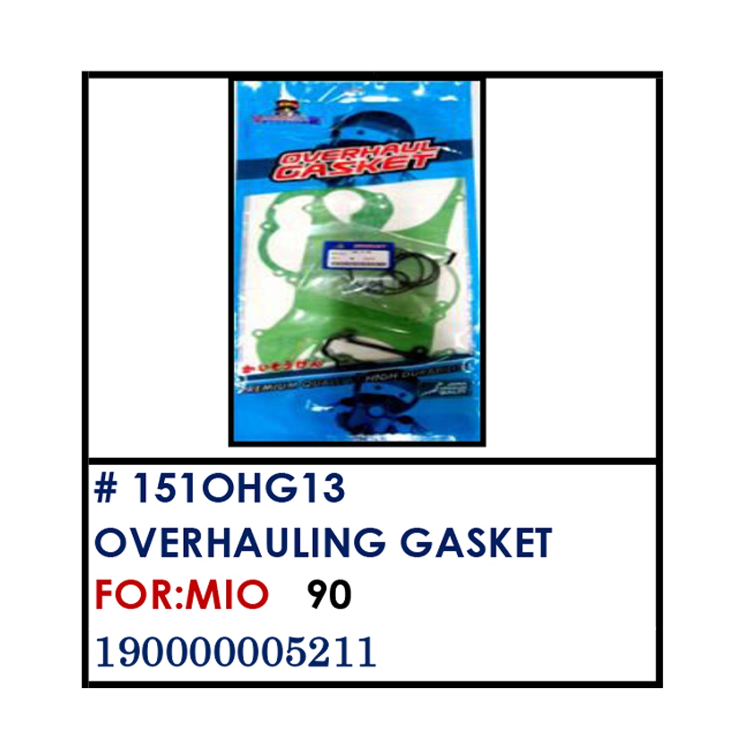 OVERHAULING GASKET (151OHG13) - MIO | YAKIMOTO - BESTPARTS.PH