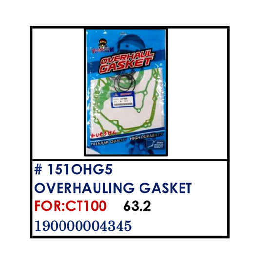OVERHAULING GASKET (151OHG5) - CT100 | YAKIMOTO - BESTPARTS.PH