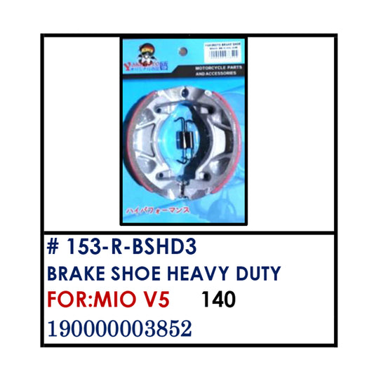 BRAKE SHOE HEAVY DUTY (152-R-BSHD3) - MIO V5 | YAKIMOTO - BESTPARTS.PH