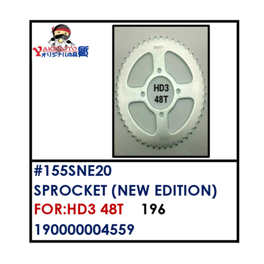 SPROCKET (155SNE20) - HD3 48T | YAKIMOTO - BESTPARTS.PH