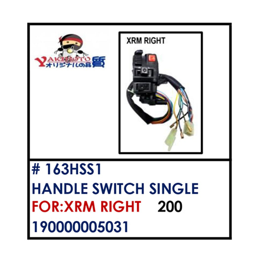 HANDLE SWITCH SINGLE (163HSS1) - XRM RIGHT | YAKIMOTO - BESTPARTS.PH