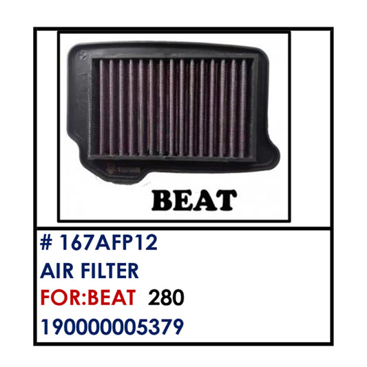 AIR FILTER PREMIUM (167AFP12) - BEAT | YAKIMOTO - BESTPARTS.PH