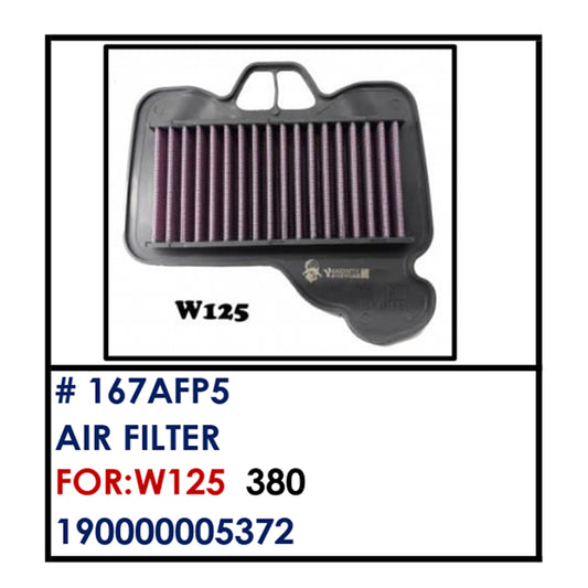 AIR FILTER PREMIUM (167AFP5) - W125 | YAKIMOTO - BESTPARTS.PH