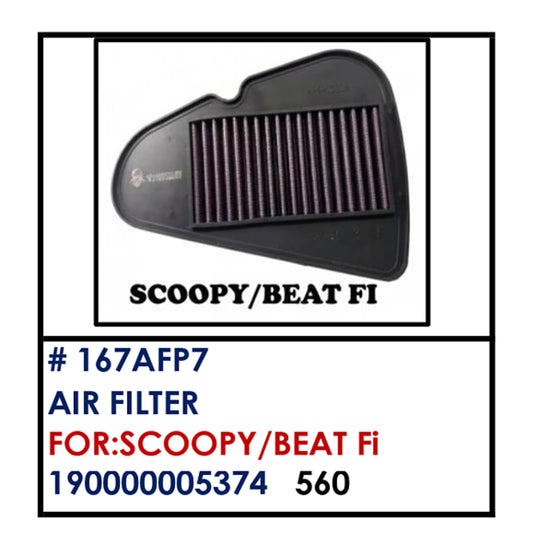 AIR FILTER PREMIUM (167AFP7) - SCOOPY/BEAT FI | YAKIMOTO - BESTPARTS.PH