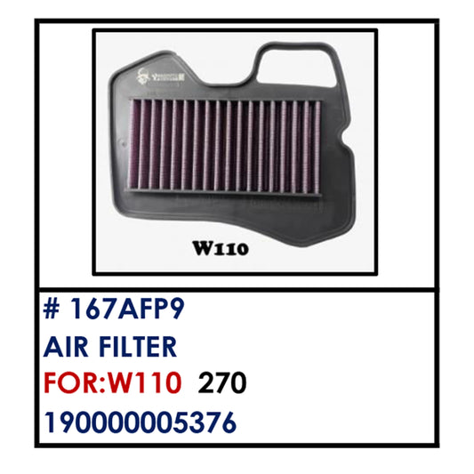 AIR FILTER PREMIUM (167AFP9) - W110   | YAKIMOTO - BESTPARTS.PH
