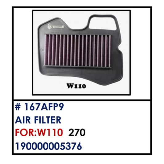 AIR FILTER PREMIUM (167AFP9) - W110 | YAKIMOTO - BESTPARTS.PH